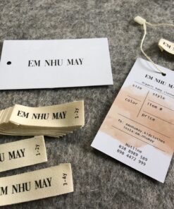 Các loại tem nhãn thời trang phổ biến